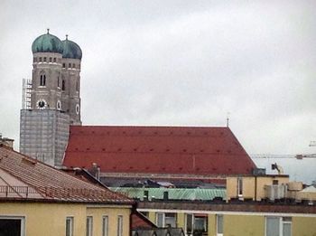 Low angle view of building against sky