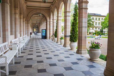 Corridor of building