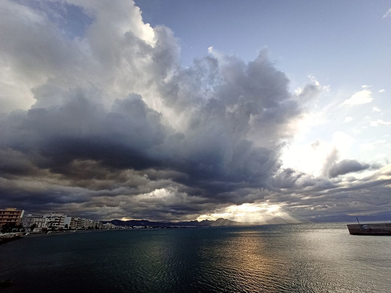 PANORAMIC SHOT OF SEA AGAINST SKY