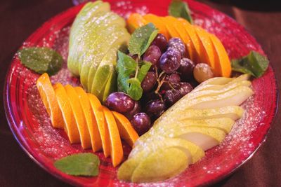 Close-up of fruits in bowl