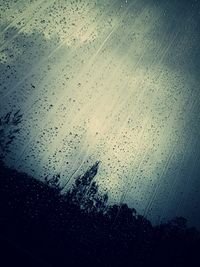 Close-up of water drops on the background