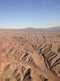 Rock formations in desert