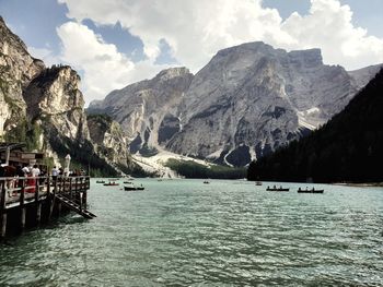 Pragser wildsee - lago die braies - south tyrol