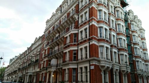 Low angle view of building against sky