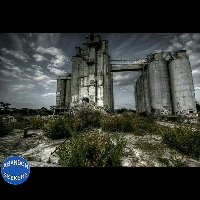 architecture, built structure, sky, building exterior, transfer print, auto post production filter, cloud - sky, old, abandoned, history, obsolete, low angle view, damaged, run-down, cloud, day, cloudy, deterioration, tree, old ruin