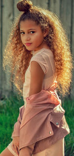 Portrait of beautiful woman