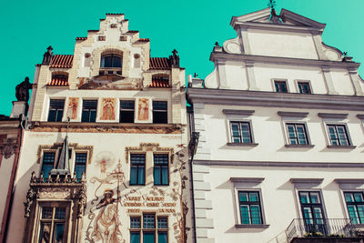 Low angle view of building against sky