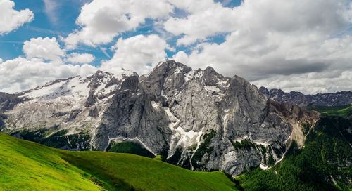 Panoramic view of landscape against sky