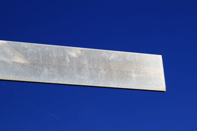 Directly below shot of blue sky