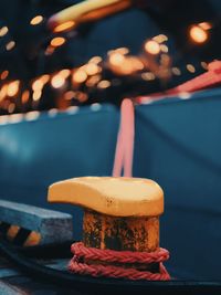 Close-up of cake on table