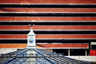 Low angle view of roof of building