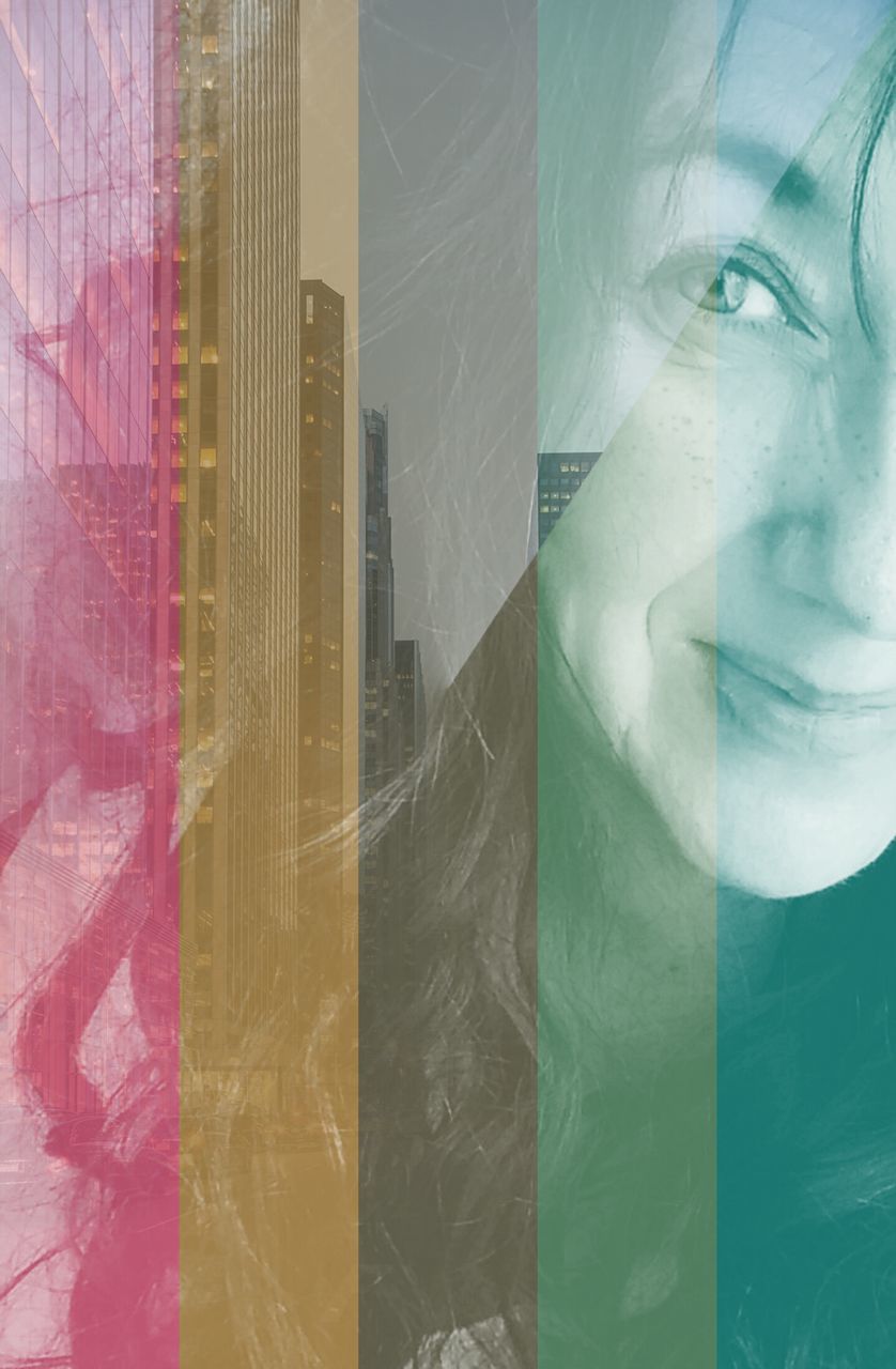 multi colored, only women, city, abstract, one person, people, adult, skyscraper, multi-layered effect, urban skyline, adults only, close-up, architecture, cityscape, outdoors, day