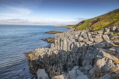 Panoramic view of sea against sky