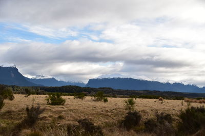 Panoramic view of landscape against sky