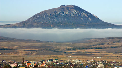 View on mountain camel,zheleznovodsk,northern caucasus, russia.