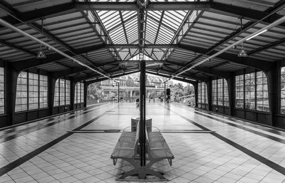 Interior of railroad station