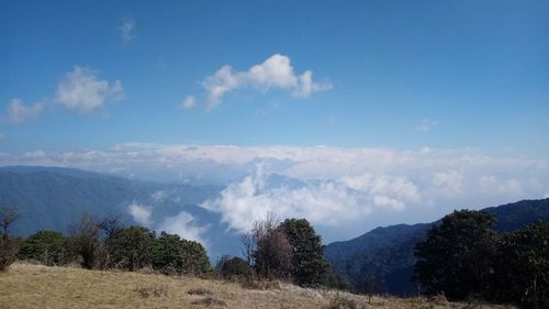 Panoramic view of landscape against sky