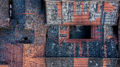 Full frame shot of old building