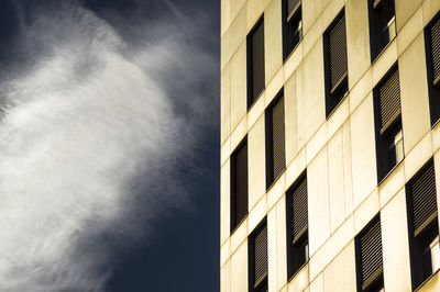 Low angle view of building against sky