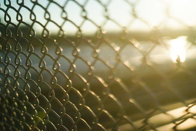 Full frame shot of chainlink fence