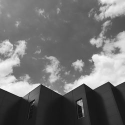 Low angle view of building against sky