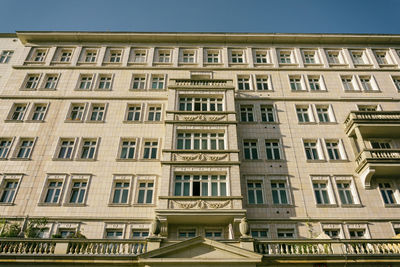 Low angle view of building against sky