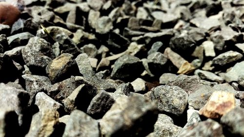 Full frame shot of stones