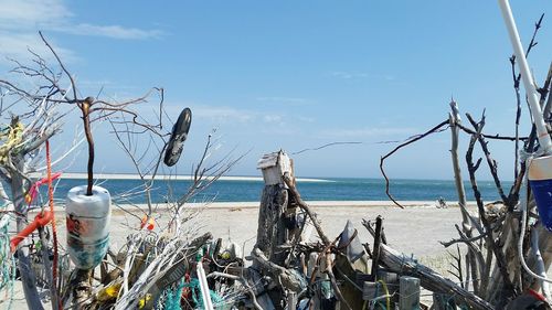 Panoramic view of sea against sky