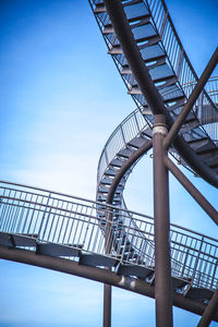 Low angle view of bridge against sky