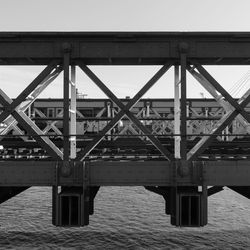 View of bridge over river