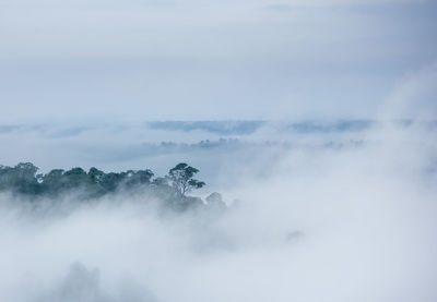 Majestic shot of sky with cloudscape