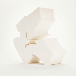 Close-up of white paper over white background