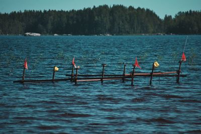 Scenic view of lake