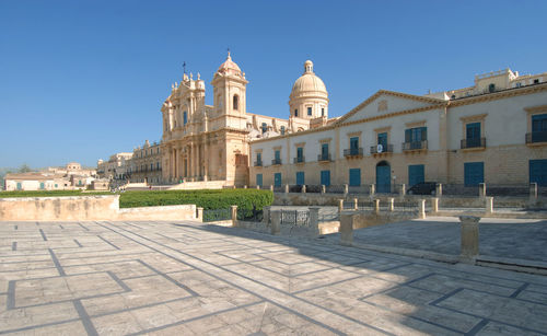 View of historic building against sky