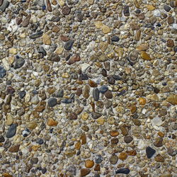 Full frame shot of pebbles on beach