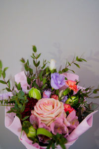 Close-up of rose bouquet