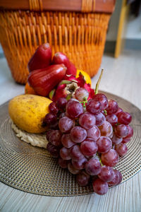 Fresh fruits. assorted colourful tropical fruits. clean and healthy eating