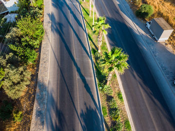 Automobile road along beautiful embankment for walking and sport in turkey.