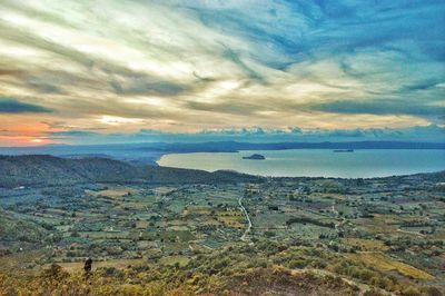 Scenic view of landscape against sky