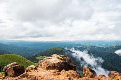 Scenic view of landscape against sky