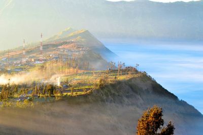 Panoramic view of landscape against sky