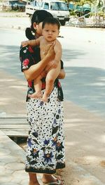 Portrait of cute girl