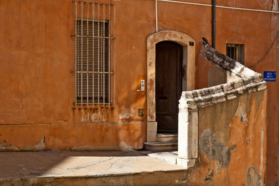 Exterior of old building