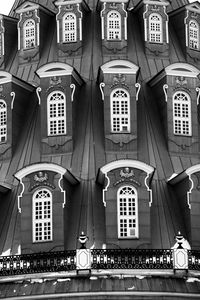 Low angle view of buildings in city