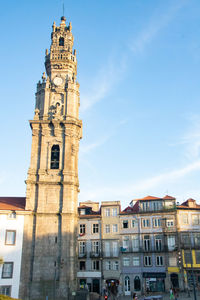 Low angle view of historic building against sky