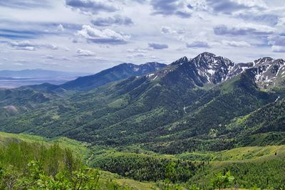 Rocky mountain wasatch front butterfield canyon oquirrh mountains utah, united states.