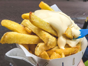 Close-up of food on plate