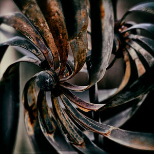 Detail shot of rusty metal