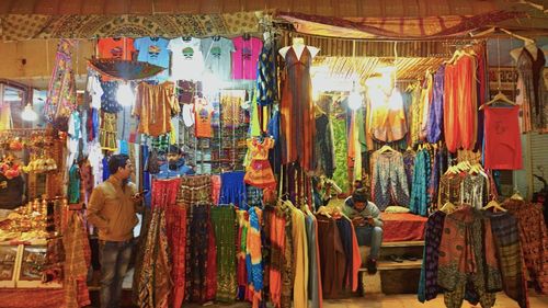 Panoramic view of market stall for sale