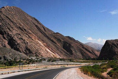 Road quebrada de humahuaca argentina